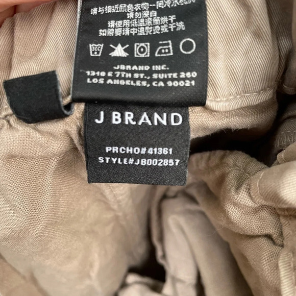 J Brand Eugene cotton-blend twill tapered cargo pants, size 26 - Picture 12 of 12